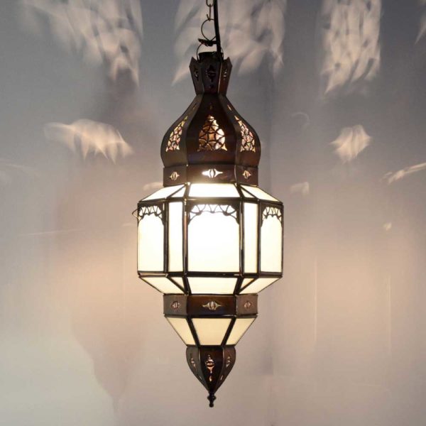 Orientalische Lampe Lux Milk H 47 cm