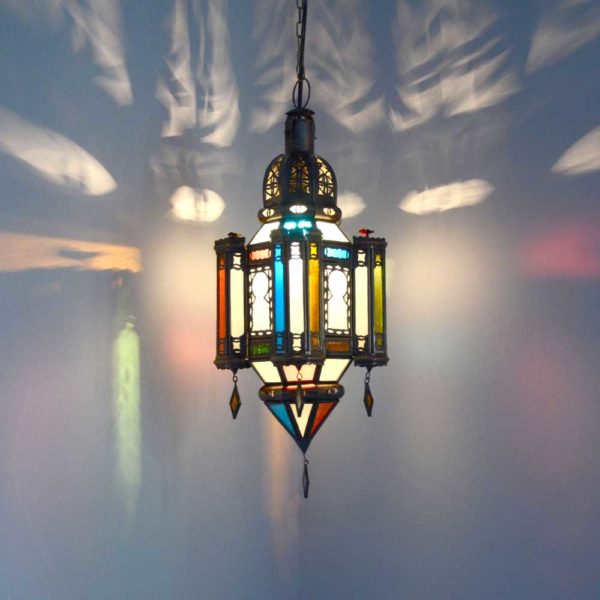 Marokkanische Lampe Alome Bunt Small H 48 cm