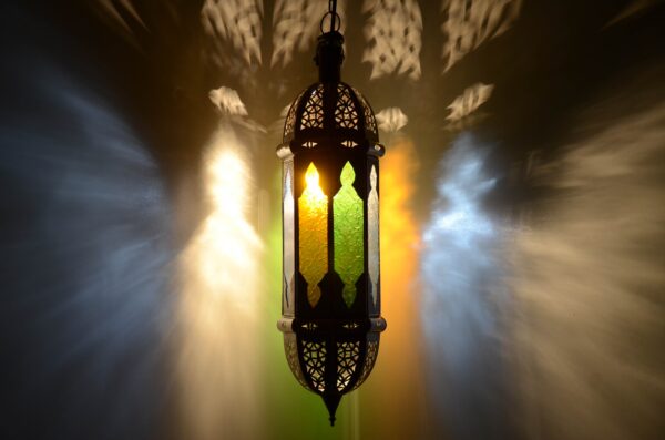 Orientalische Lampe Lanzarote Bunt