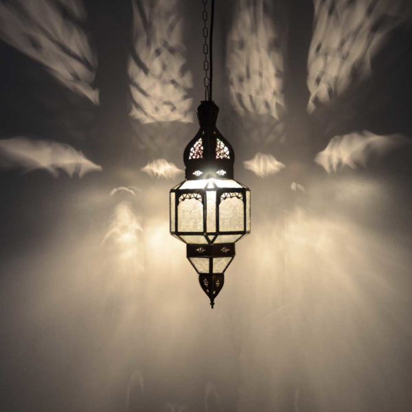 Marokkanische Lampe Lux Natur H 47 cm