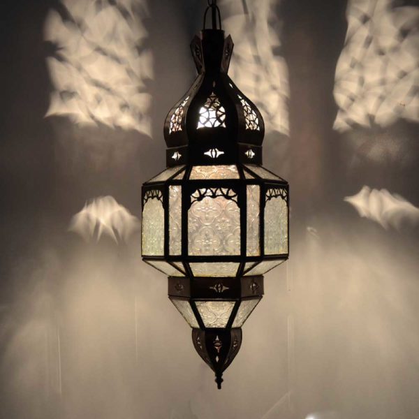 Marokkanische Lampe Lux Natur H 47 cm