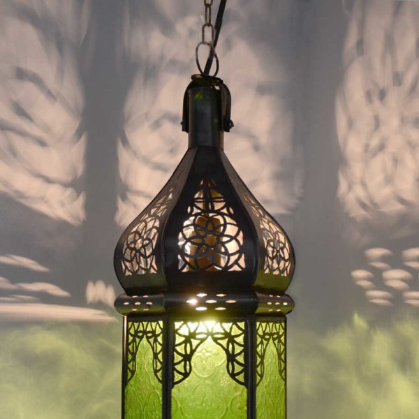 Arabische Lampe Osman Grün H 70 cm