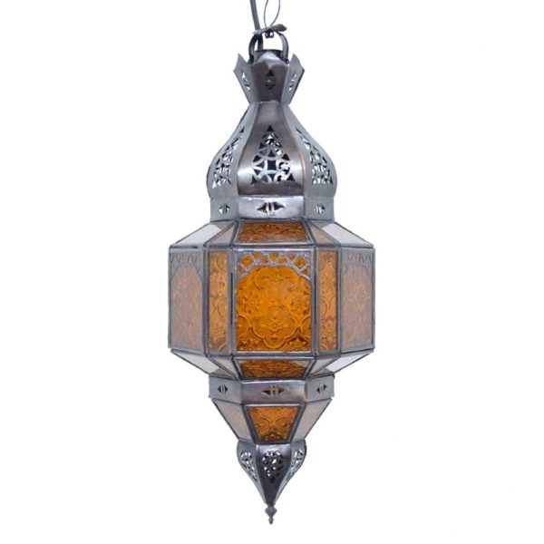 Marokkanische Leuchte Lux Amber H 47 cm