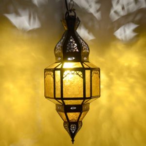 Marokkanische Lampe Lux Amber
