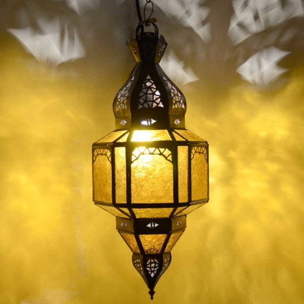 Marokkanische Leuchte Lux Amber H 47 cm