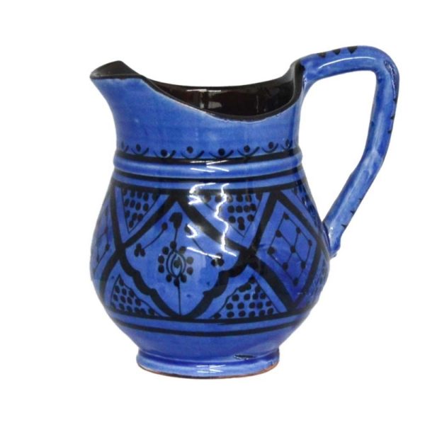 Orientalischer Keramik Krug Srk Blau D 17 cm