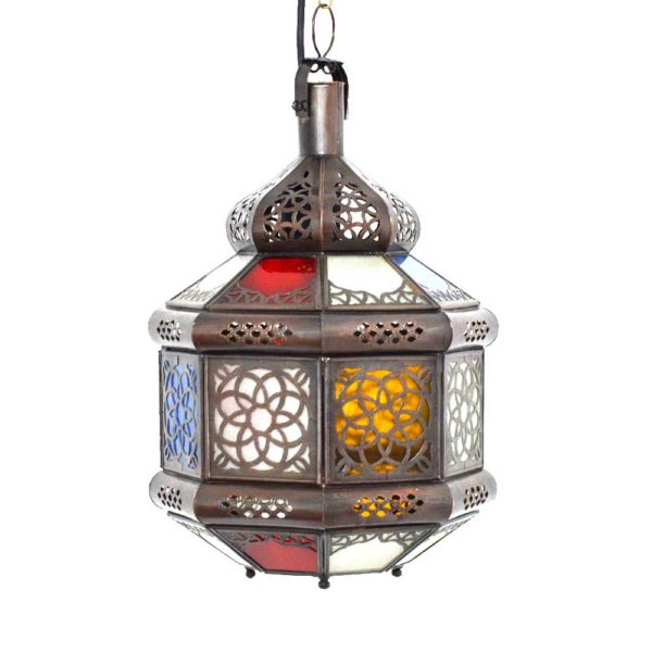 Orientalische Lampe Dad Bunt H 35 cm
