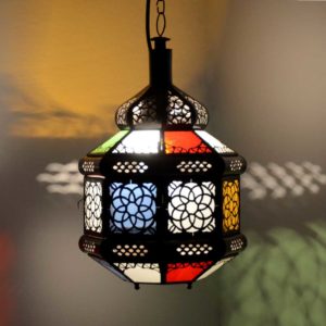 Orientalische Lampe Dad Bunt H 35 cm