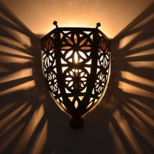 Orientalische Wandlampe Garn