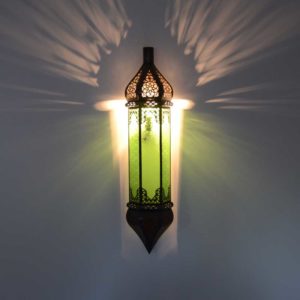 Orientalische Wandlampe Angham Grün